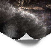 Orb of Light Fractal Art Perfect Poster (Hoek)