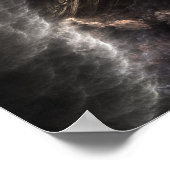 Orb of Light Fractal Art Wall Poster (Hoek)