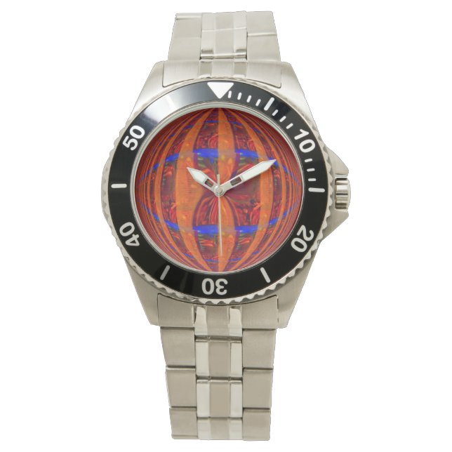 Orb Red-afdrukhorloge Horloge (Voorkant)
