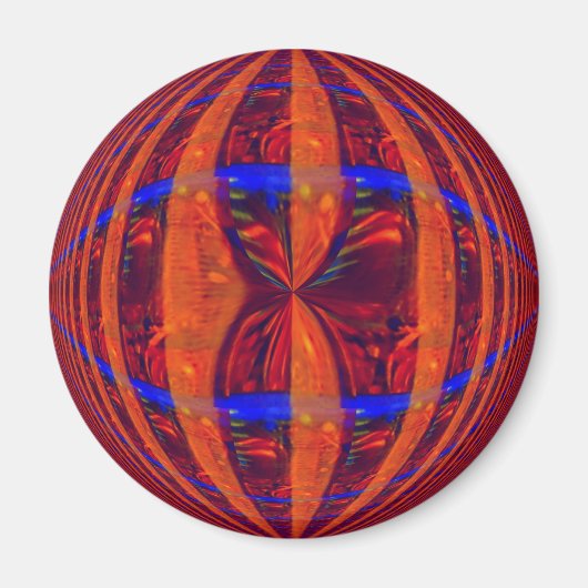 Orb Red fridge magnet (Voorkant)