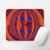 Orb Red mousepad (horizontaal) Muismat (Met muis)