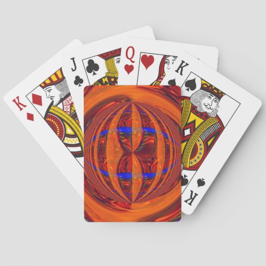Orb Red-speelkaarten Speelkaarten (Achterkant)