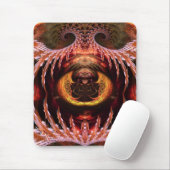 Orb Spirit Tree Fractal Art Fantasy Mousepad Muismat (Met muis)
