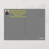 Orb Weaver bij nacht Briefkaart (Achterkant)