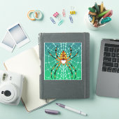 Orb weaver pixel spider sticker (iPad Cover)