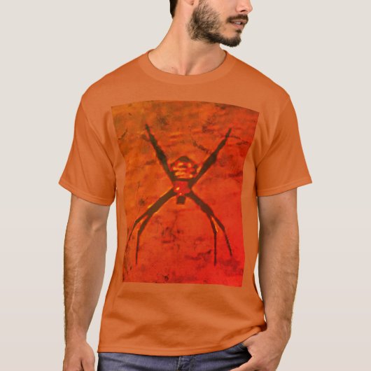 Orb Weaver Sinaasappel, T-shirt (Voorkant)