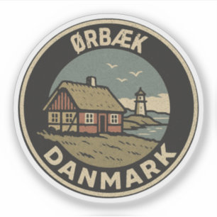 Ørbæk, Denemarken Danmark  Sticker