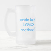 orbie beer denkt aan rootbiervat matglas bierpul (Links)