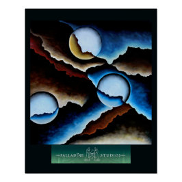 'Orbis Alia' Glanzend Poster