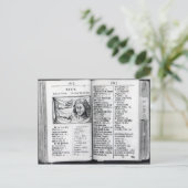 Orbis Sensualium Pictus Briefkaart (Staand voorkant)