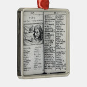 "Orbis Sensualium Pictus" Metalen Ornament (Rechts)