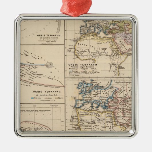 Orbis terrarum metalen ornament (Voorkant)
