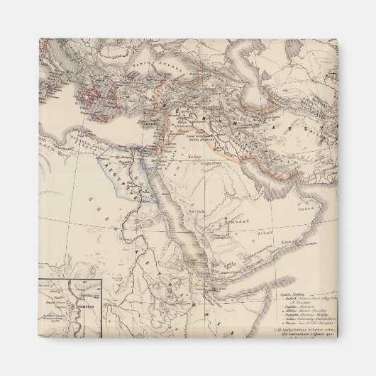 Orbis terrarum regni Assyrii tempore Magneet (Voorkant)