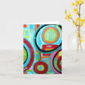 Orbit Blank Note-Kaart Kaart (Gele Bloem)
