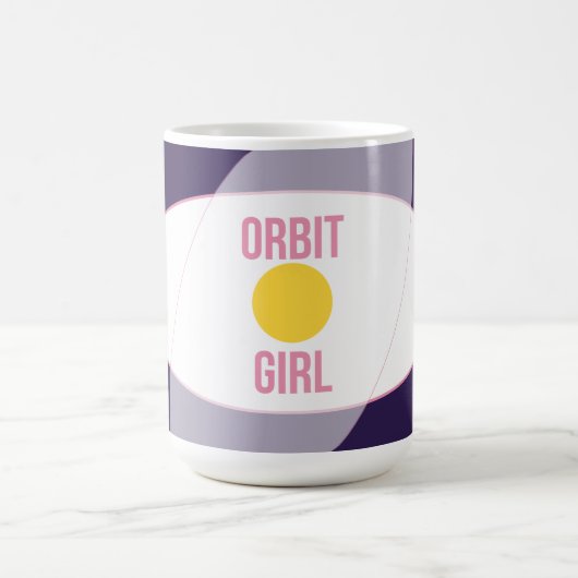 Orbit Girl — 90s Maximalist Mug | Retro Bedrm Koffiemok (Center)