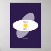 Orbit Girl — 90s Maximalist Poster | Retro Bedrm  (Voorkant)