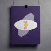 Orbit Girl — 90s Maximalist Poster | Retro Bedrm 