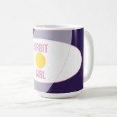 Orbit Girl — 90s Maximalistische Mok | Retro Slaap (Voorkant rechts)