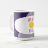 Orbit Girl — 90s Maximalistische Mok | Retro Slaap (Voorkant links)