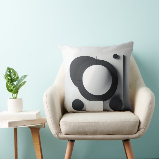Orbit of Silent Contrast Kussen (Stoel)