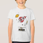 Orbit Rider Bella+Canvas Jeugd Tri-blend T-Shirt (Voorkant)