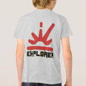 Orbit Rider Bella+Canvas Jeugd Tri-blend T-Shirt (Achterkant)