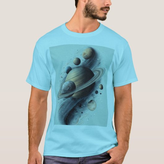 Orbit van stijl t-shirt (Voorkant)