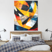 Orbital Confluence Canvas Afdruk (Insitu (Slaapkamer))