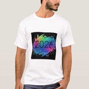 Orbital Dawn: 2026 Nieuwjaar T-shirt