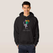 Orbital Dreamer Astronaut Space Lover Hoodie (Voorkant volledig)