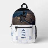 Orbital Dreidel Bedrukte Rugzak (Voorkant)