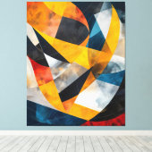 Orbitale convergentie canvas afdruk (Insitu (Houten vloer))