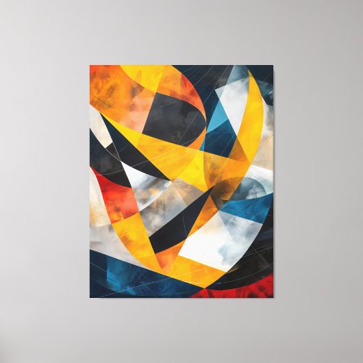 Orbitale convergentie canvas afdruk (Voorkant)
