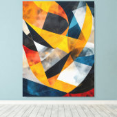 Orbitale convergentie canvas afdruk (Insitu (Houten vloer))