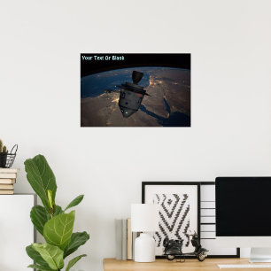Orbitale Driehoekspin Poster