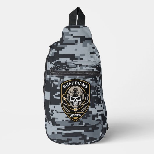 Orbitale Guardian Veteraan Pride Crest Sling Bag (Voorkant)