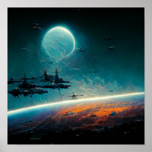 Orbitale slagschepen poster