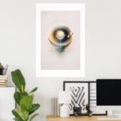 Orbitale Stilstand Poster (Thuiskantoor)