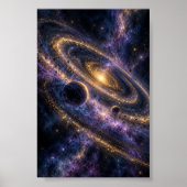 Orbitale Stof Kunstprint Poster (Voorkant)