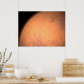 Orbiting Above Valles Marineris Poster (Keuken)