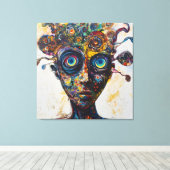 Orbiting-intuïtie Canvas Afdruk (Insitu (Houten vloer))