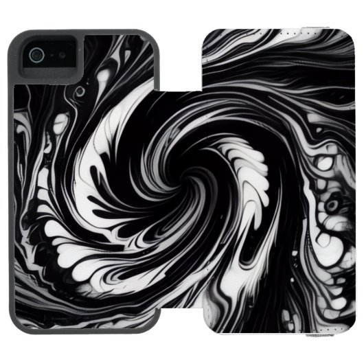 Orbiting Vortex  Incipio iPhone Portemonnee Hoesje (Agenda Open)
