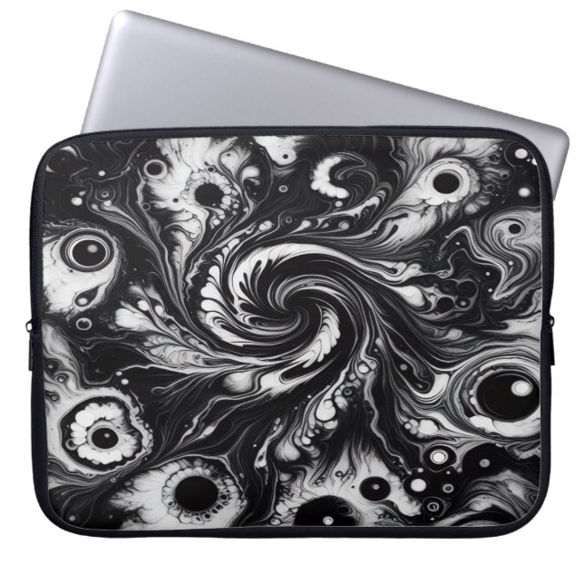 Orbiting Vortex Laptop Sleeve (Voorkant)