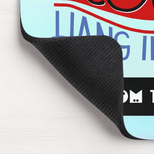 Orbitrap "Mass Spec Rocks", aangepaste tekst Muismat (Hoek)