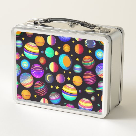 Orbits and Planets Lunchbox (Achterkant)