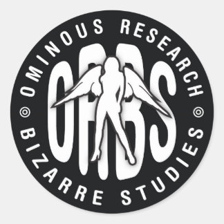 ORBS 1,5 duim W/B Sticker 003