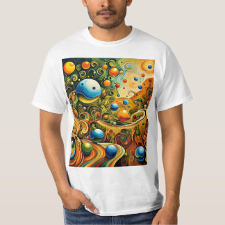 Orbs in gebladerte 10 t-shirt