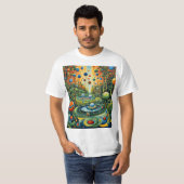 Orbs in gebladerte 1 t-shirt (Voorkant volledig)