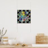 Orbs Planets Abstracte vormen Poster (Keuken)