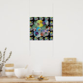 Orbs Planets Abstracte vormen Poster (Keuken)